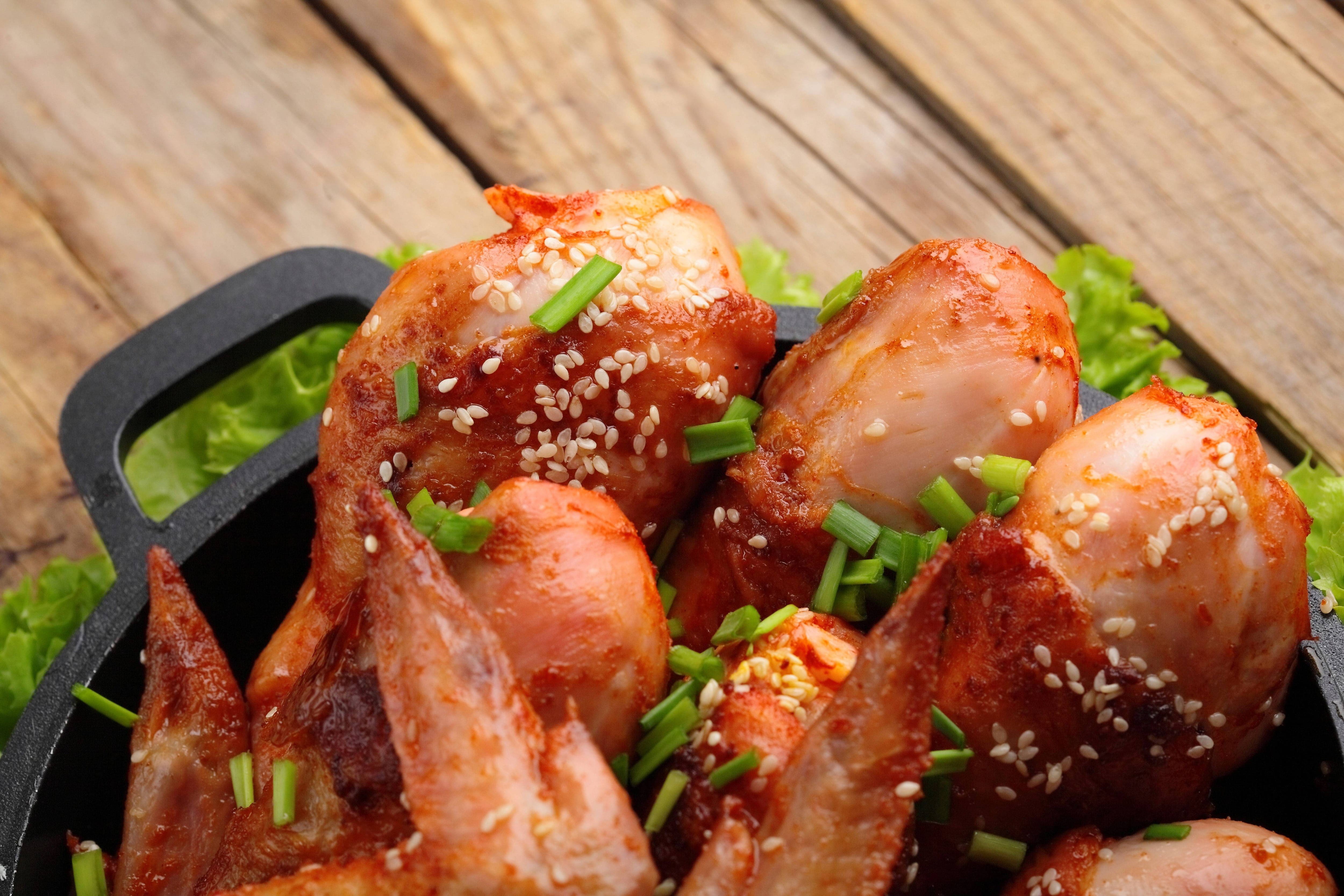 CHINESE ROAST CHICKEN DRUMSTICKS with FIVE SPICE, HONEY & SOY