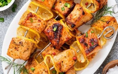 SWORDFISH SKEWERS MOROCCAN STYLE