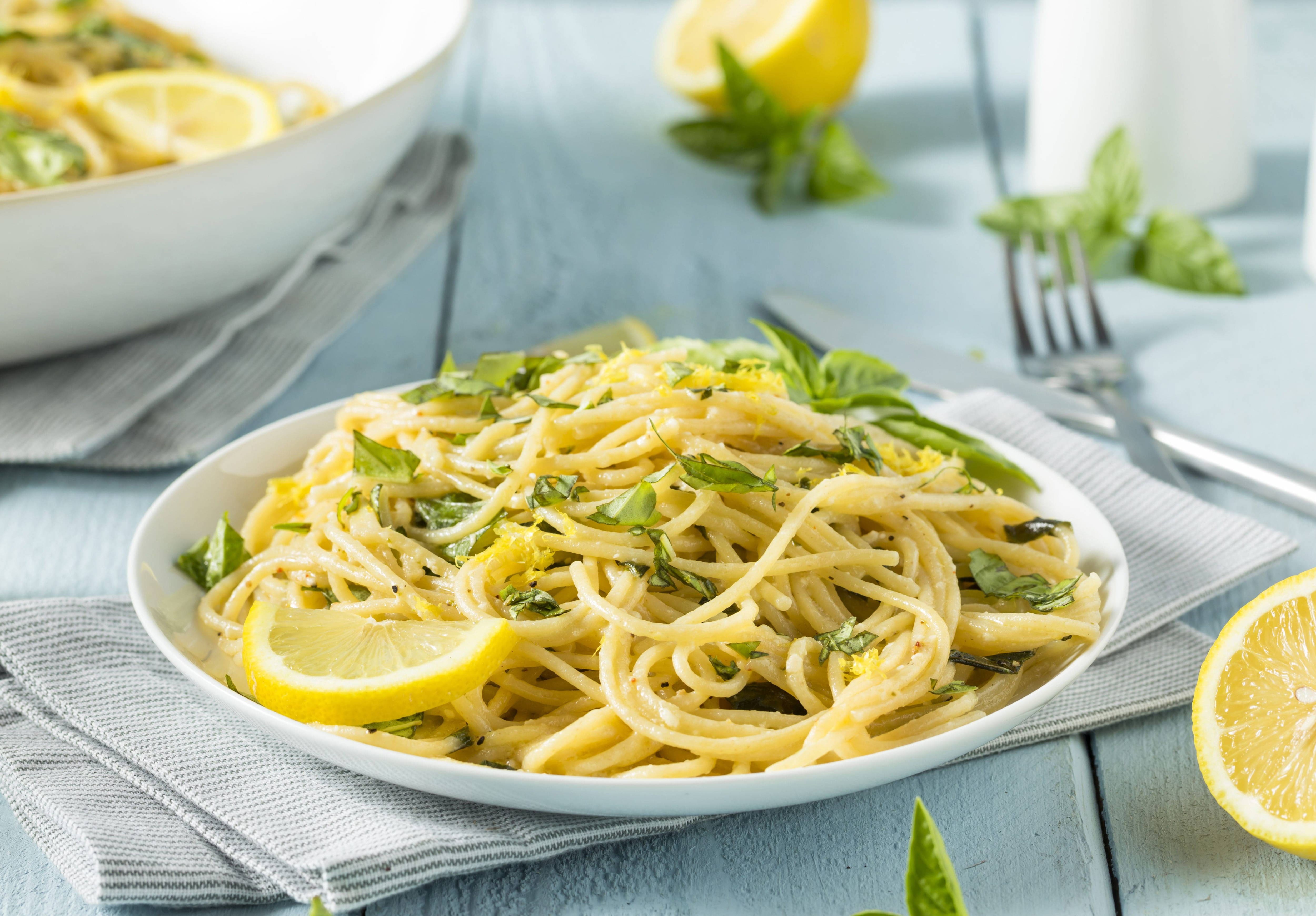 BASIL, LEMON & PARMESAN LINGUINE